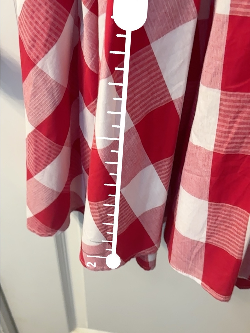 Betsey Johnson Red & White Gingham Fit-and-Flare Sundress - Picture 4 of 5